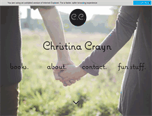 Tablet Screenshot of christinacrayn.com